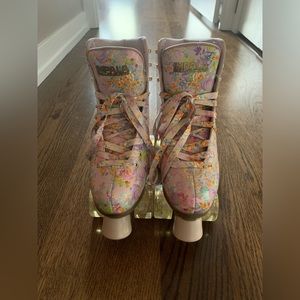 Free people floral roller blades
